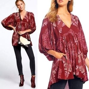 Free People Girl Talk Tunic size M